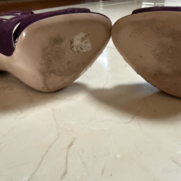 Miu Miu purple suede sandals size 40 1/2 - Picture 4 of 4